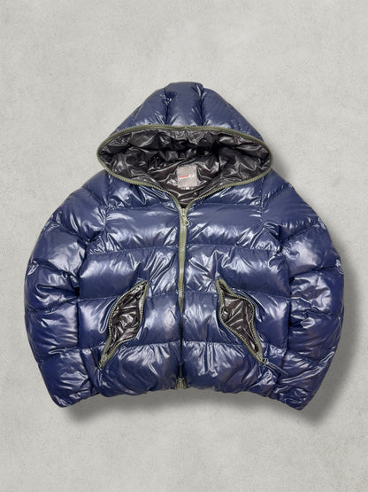 Duvetica Vintage Full Zip Shiny Daunen Puffer Jacke [M] - Vision Night 