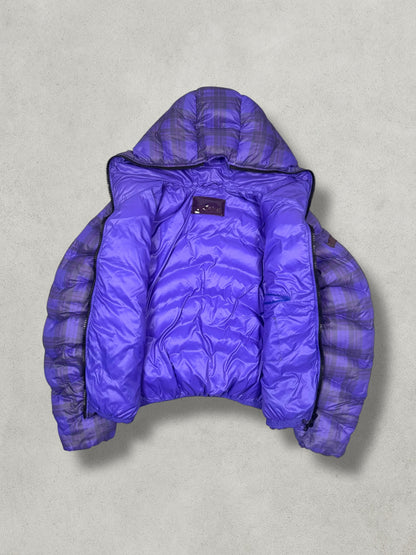 Vintage GAS Tartan Full-Zip Daunen Pufferjacke Women’s S - Vision Night 