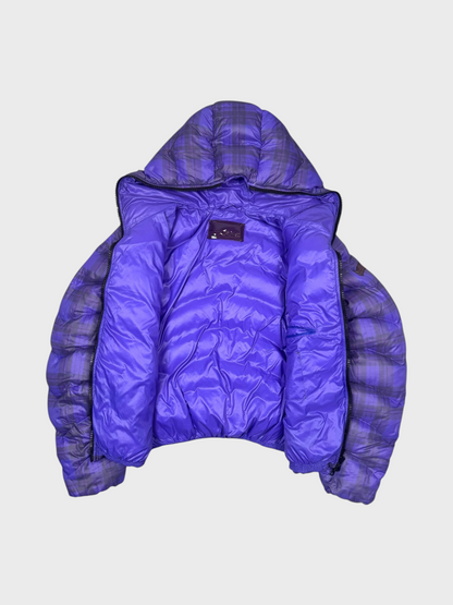 Vintage GAS Tartan Full-Zip Daunen Pufferjacke Women’s S - Vision Night