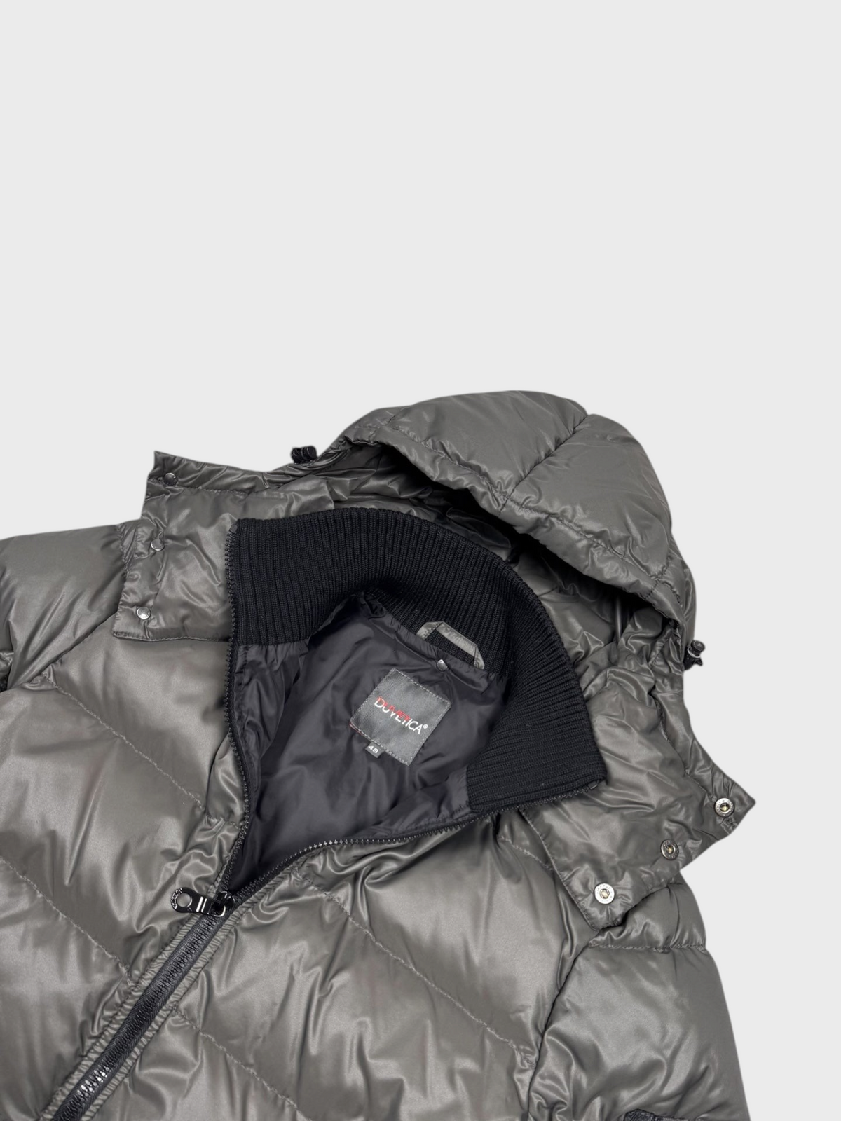 Duvetica Vintage Ninja Hood Daunen Puffer Jacke [S] - Vision Night