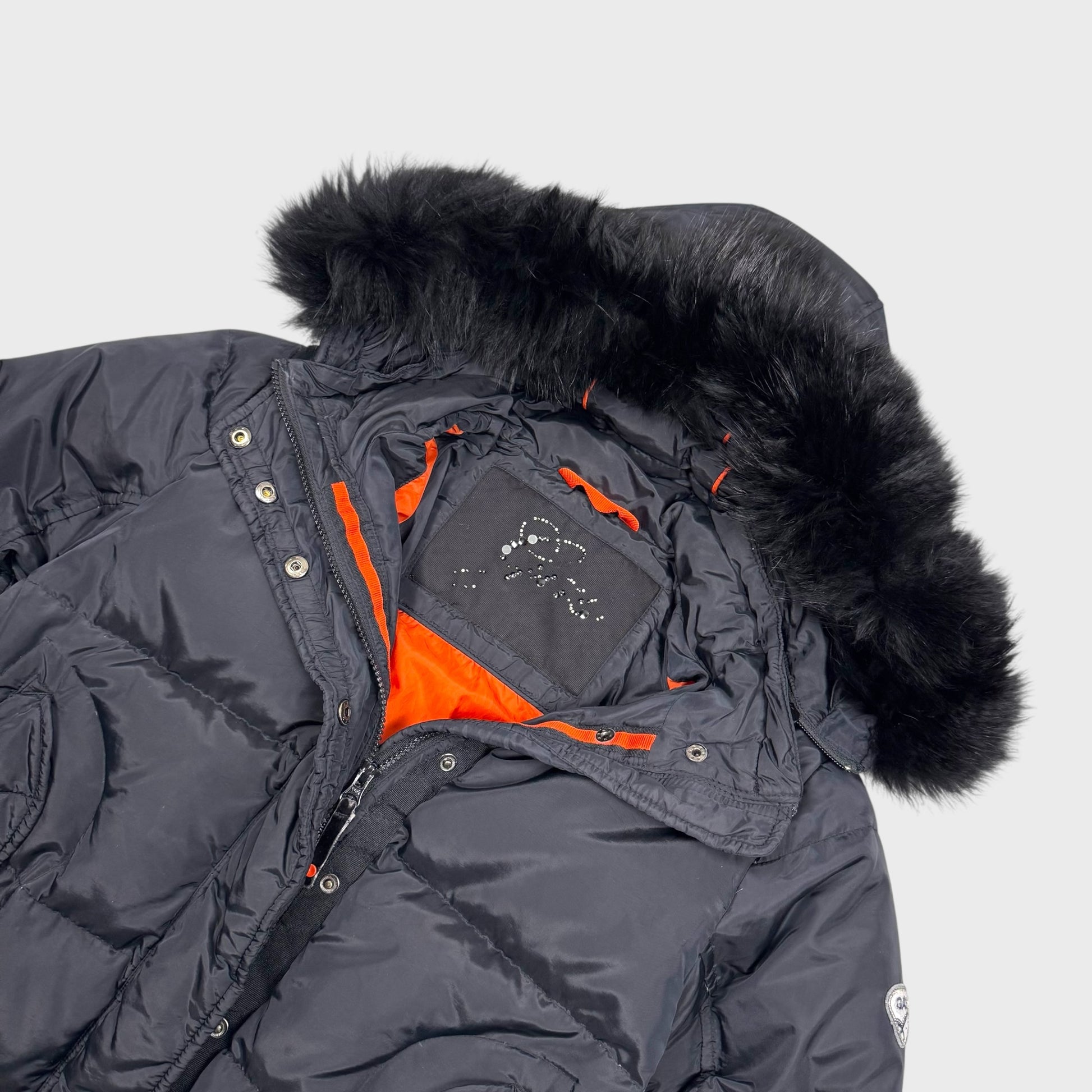 Gas Vintage Fur Daunen Puffer Jacke [L] Wmns - Vision Night 