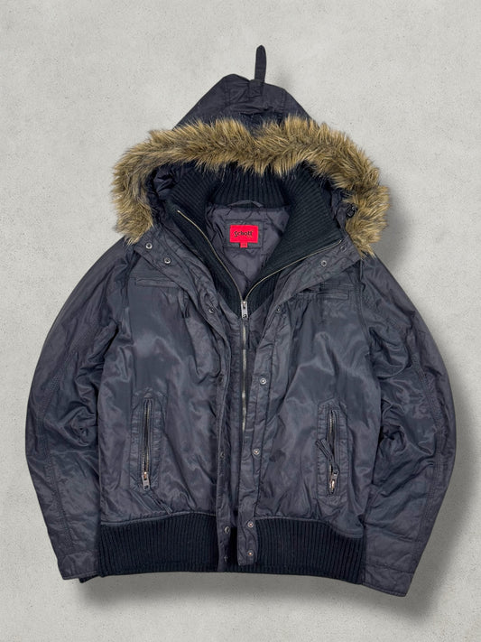 Schott Vintage Double Layer Fur jacket [M] Wmns - Vision Night 