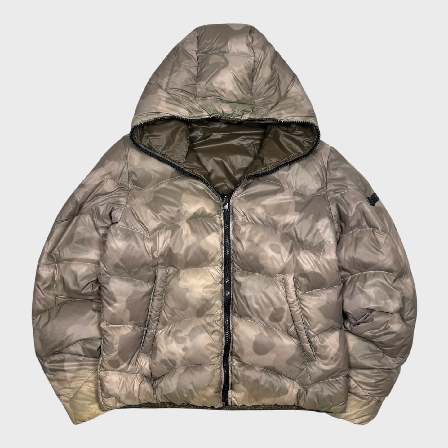 Gas Vintage DD Shell Reversible Daunen Puffer Jacke [M] - Vision Night 