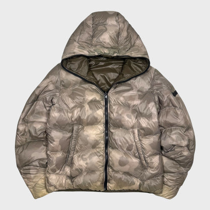 Gas Vintage DD Shell Reversible Daunen Puffer Jacke [M] - Vision Night 