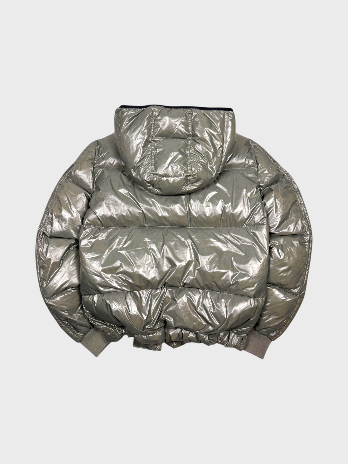 True Religion Vintage Chrome Sheen Daunen Puffer Jacke [L] - Vision Night