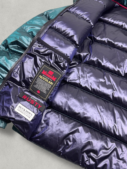 Museum Vintage Antarktika Liquid Emerald Daunen Puffer Jacke [S]