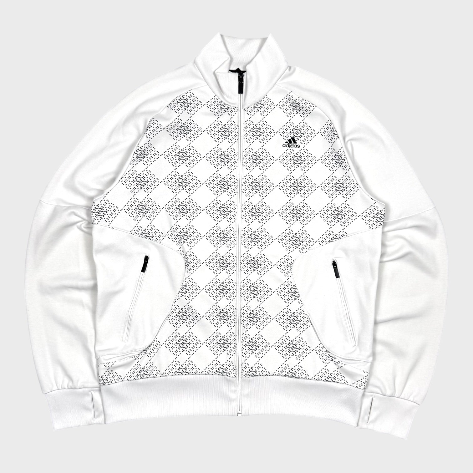 Adidas Vintage checkers Zip Jacke [L] - Vision Night 