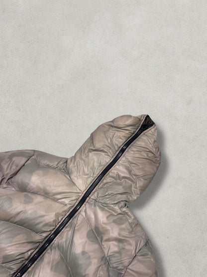 GAS Vintage Skull Camo Reversible Daunen Puffer Jacke [L]