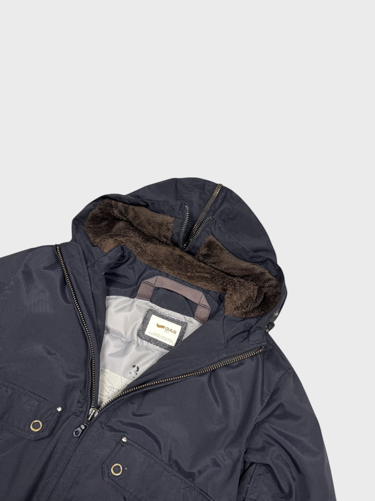 GAS Vintage Daunen Puffer Jacke [L] - Vision Night