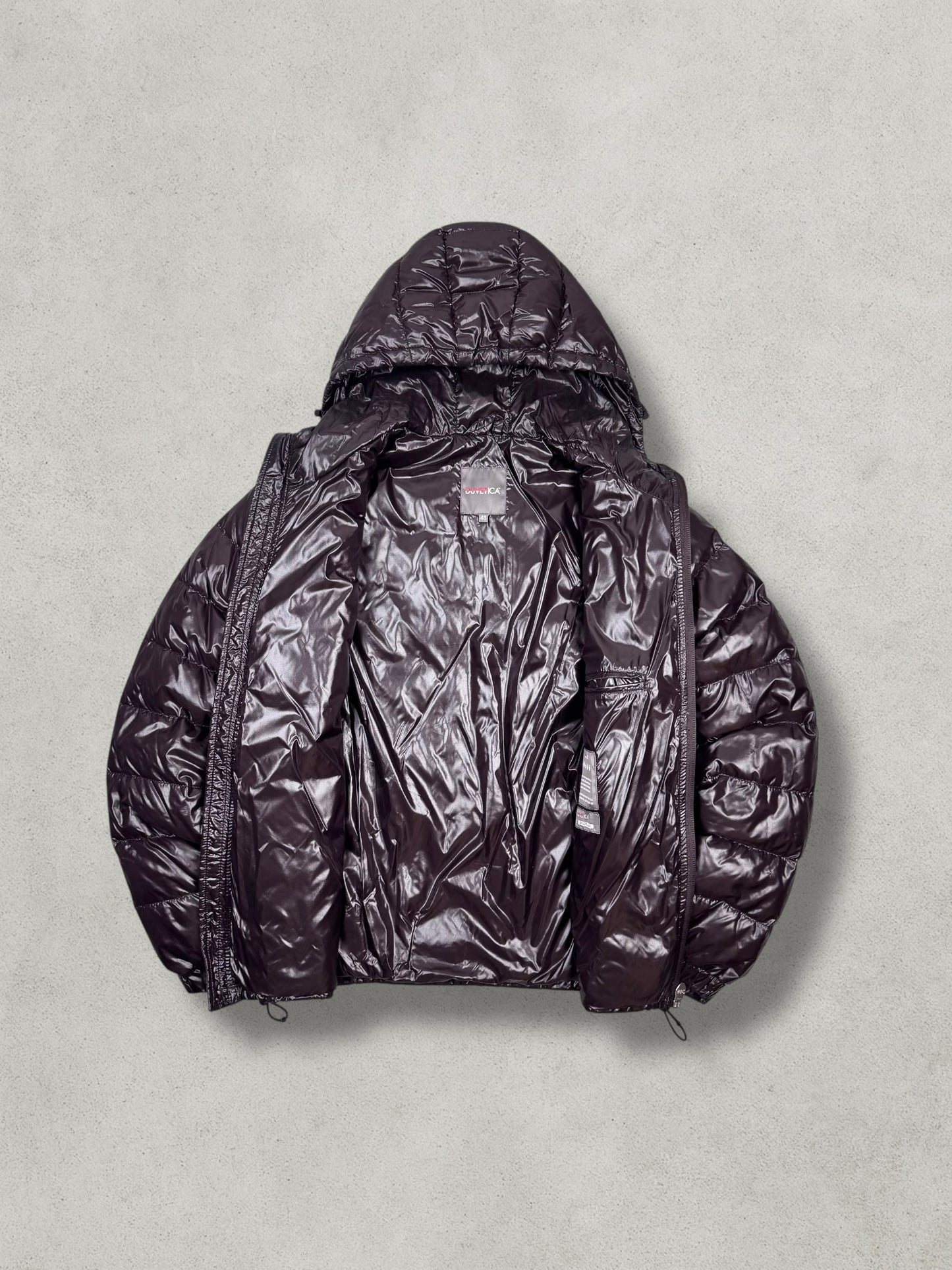 Duvetica Vintage Shiny Multipocket Daunen Puffer Jacke [S]