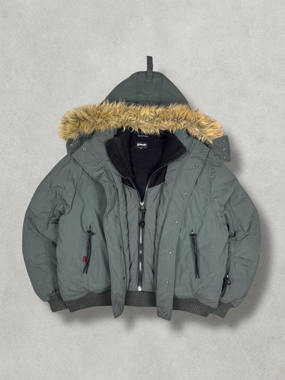 Schott Vintage Explorer Military Fur Jacke [L]
