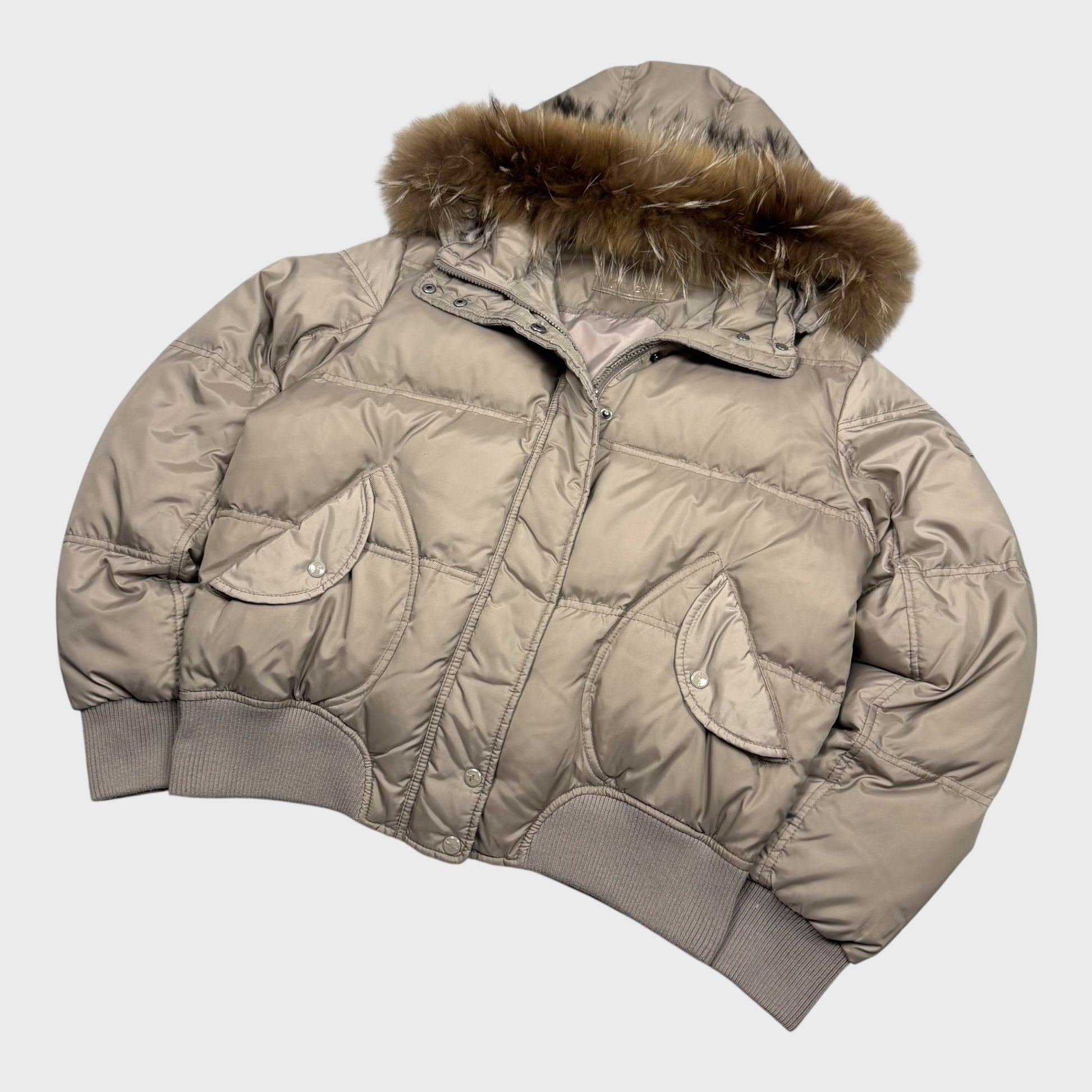 Gas Vintage Fur Daunen Puffer Jacke [S] - Vision Night 