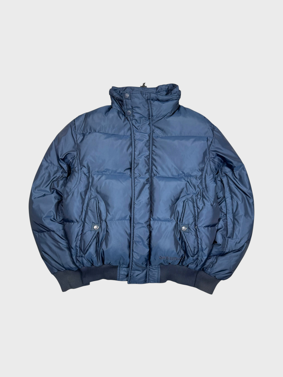 Gas Vintage Shimmer Daunen Puffer Jacke [L] - Vision Night