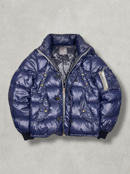 Duvetica Vintage Shiny Daunen Puffer Jacke [L] - Vision Night 