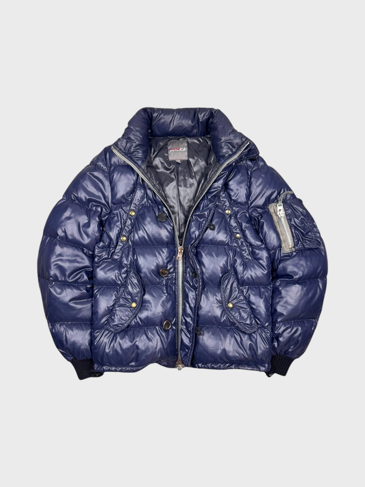 Duvetica Vintage Shiny Daunen Puffer Jacke [L] - Vision Night