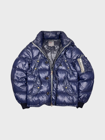 Duvetica Vintage Shiny Daunen Puffer Jacke [L] - Vision Night
