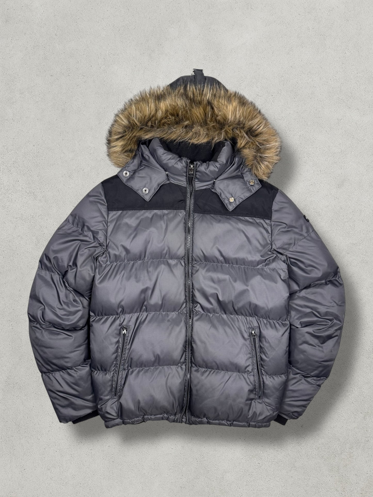 Schott Vintage Fur Japanese Style Puffer Jacket [M]