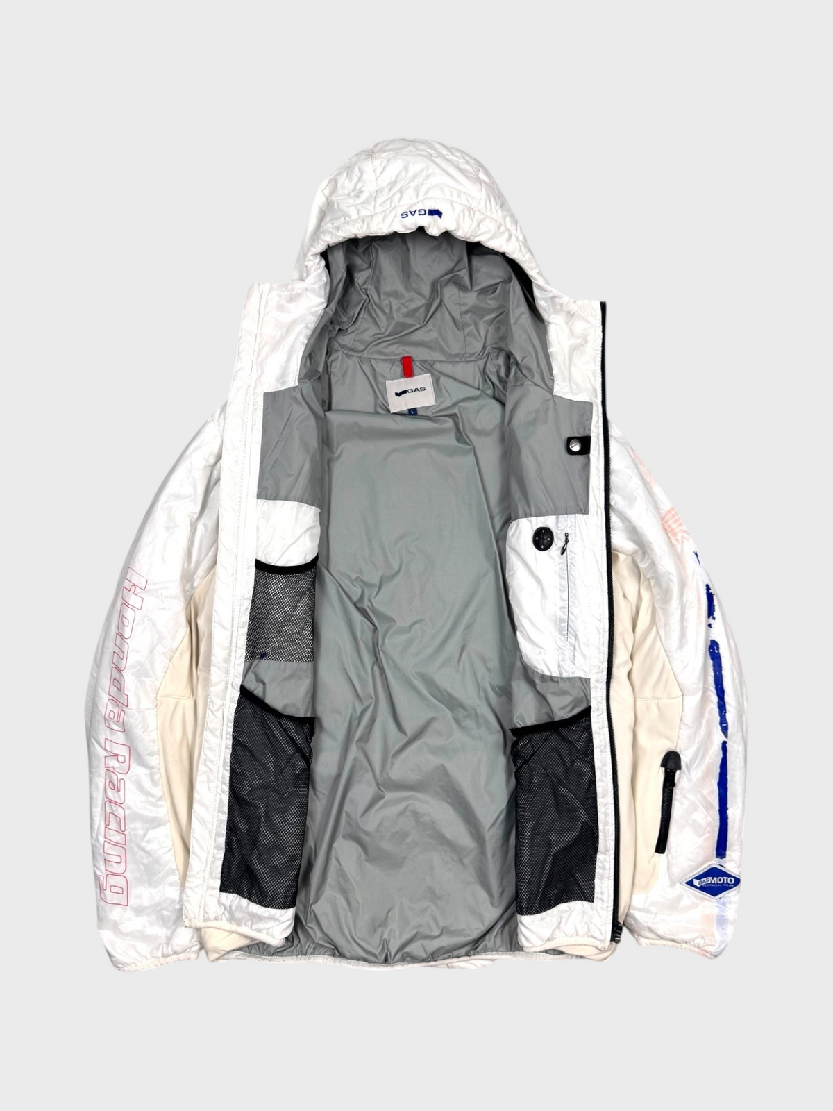 GAS Vintage Honda Racing Puffer Jacke [L] - Vision Night