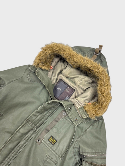 G-Star Vintage Wax Denim Fur Jacket [M] - Vision Night