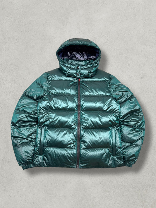 Museum Vintage Antarktika Liquid Emerald Daunen Puffer Jacke [S]