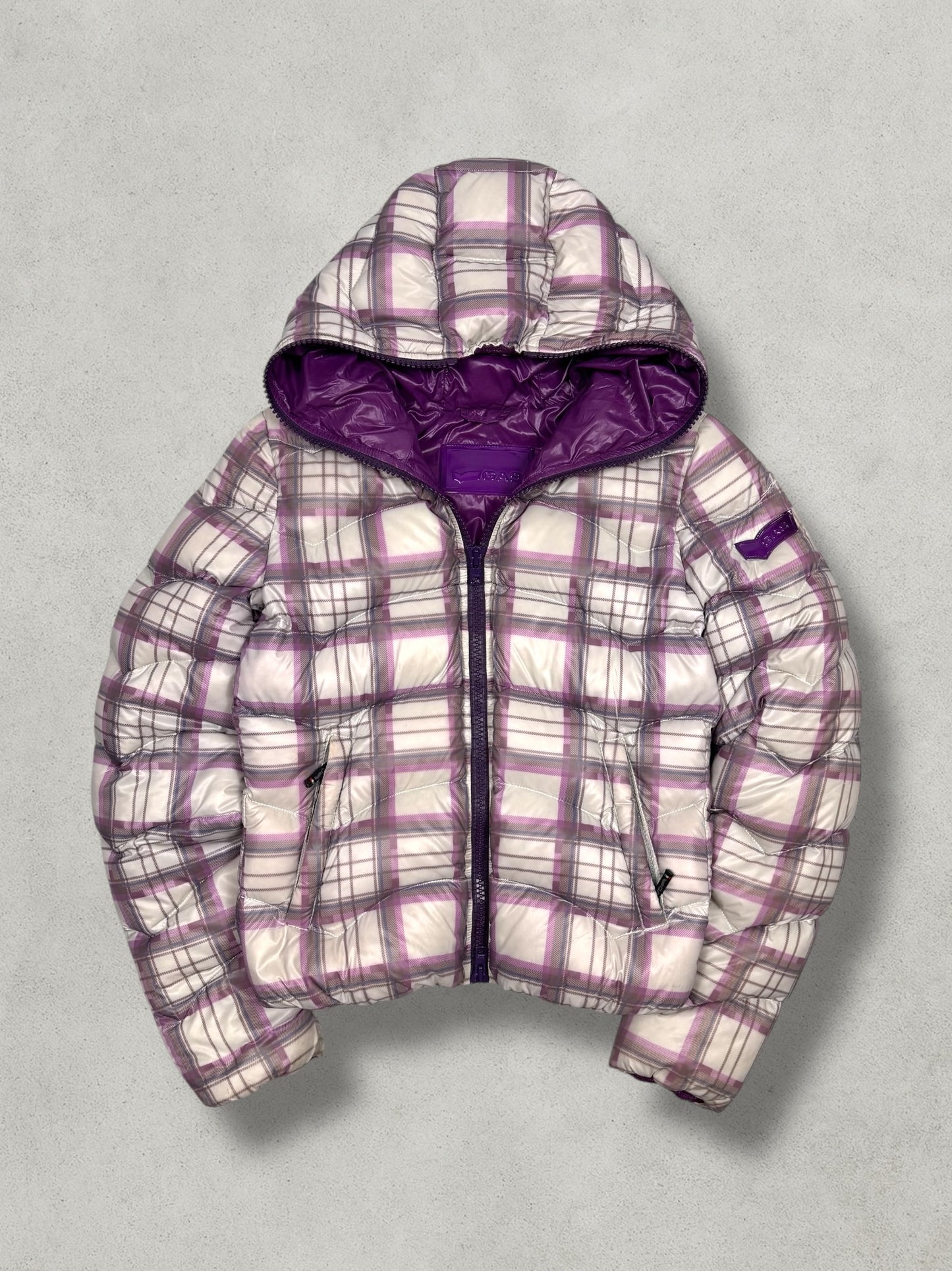 GAS Vintage Tartan Daunen Puffer Jacke [XS]