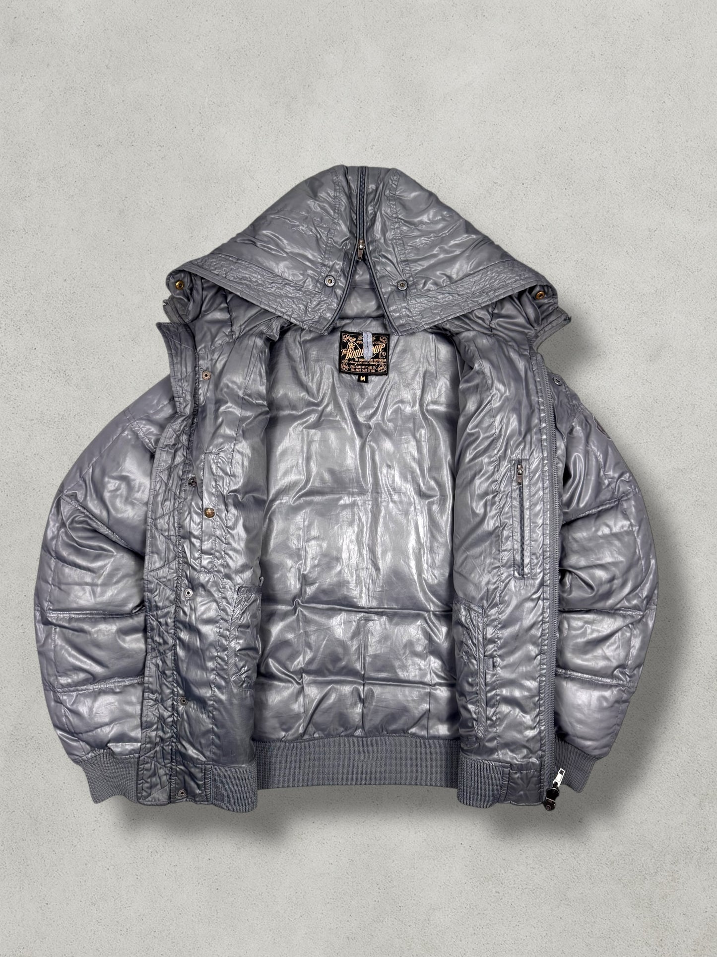 Bomboogie Vintage Split Hood Daunen Puffer Jacke [M]