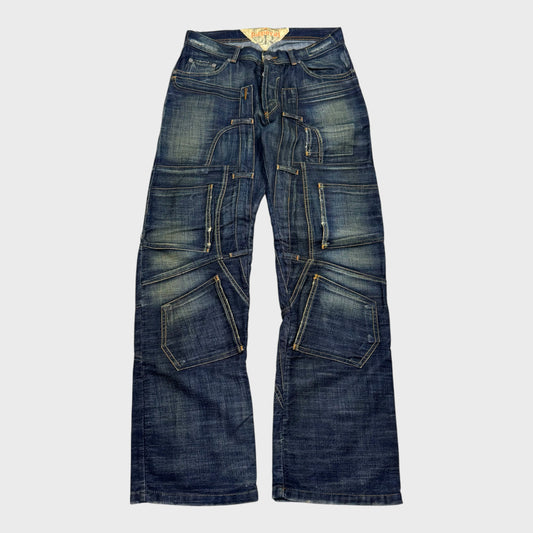 Kaporal Vintage Multipocket Jeans - Vision Night 