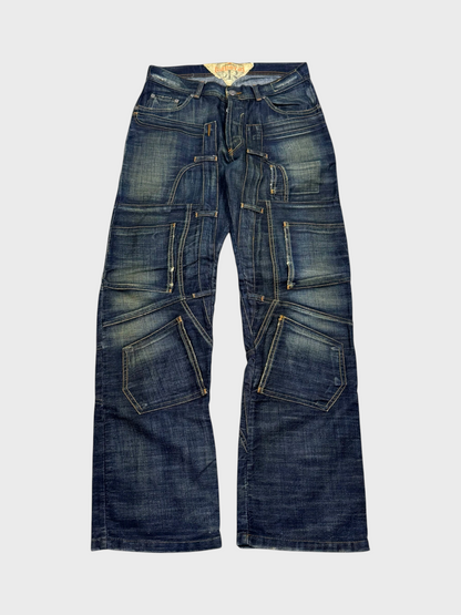Kaporal Vintage Multipocket Jeans - Vision Night