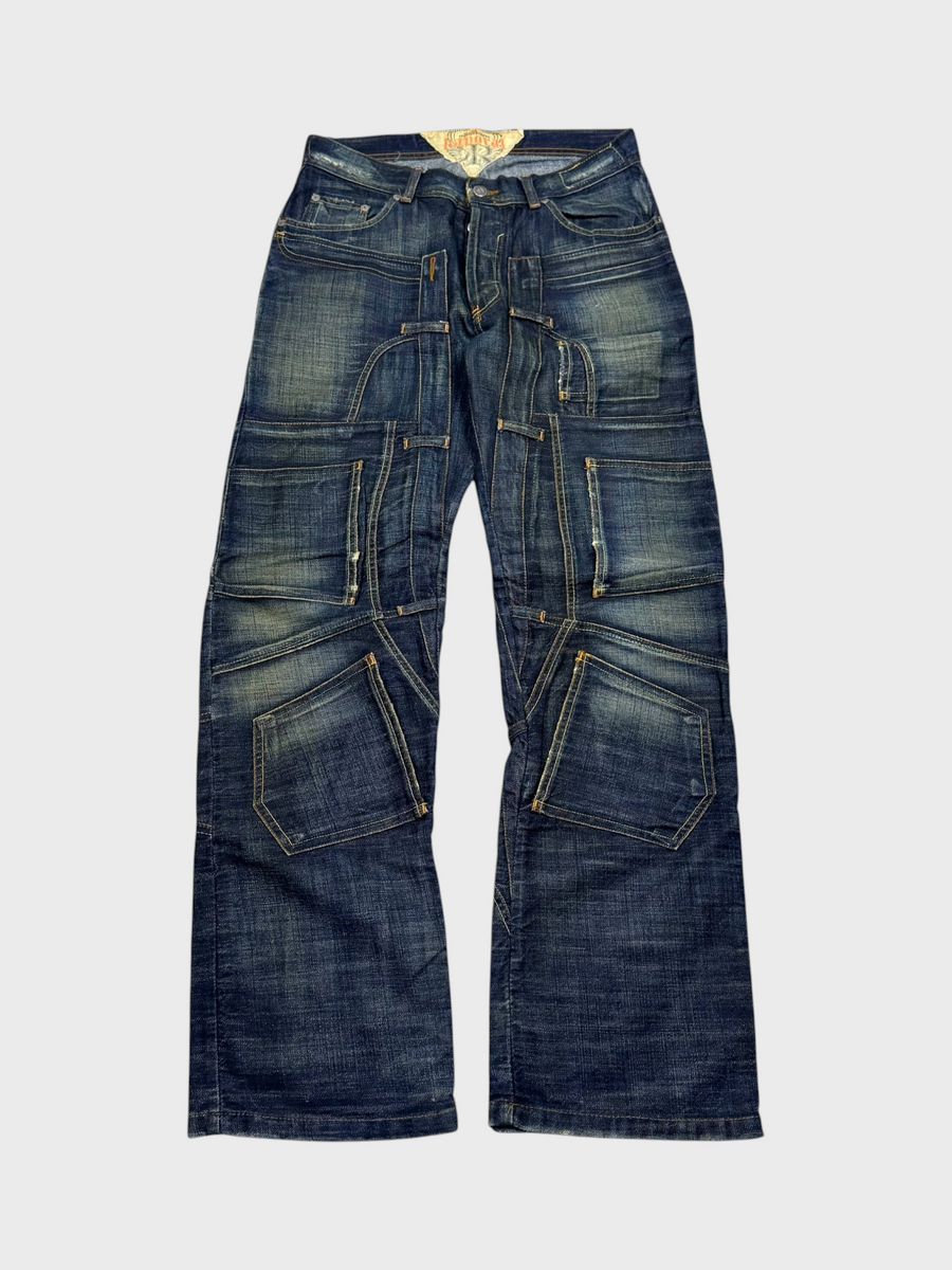 Kaporal Vintage Multipocket Jeans - Vision Night