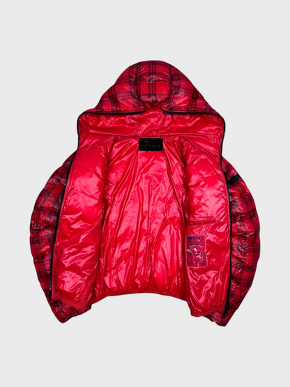 Gas Vintage Tartan Full Zip Daunen Puffer Jacke [M] Wmns - Vision Night
