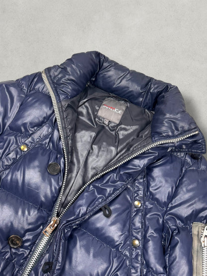 Duvetica Vintage Shiny Daunen Puffer Jacke [L] - Vision Night 