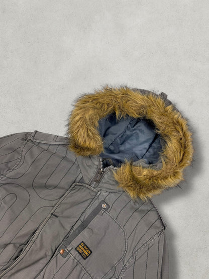 G-Star Vintage Military Pattern Denim Jacket [L]