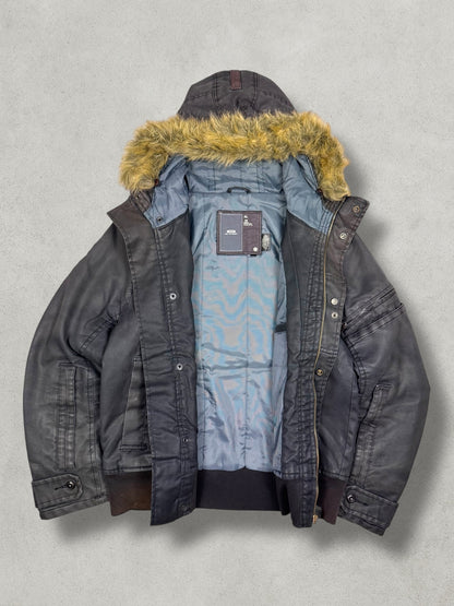 G-Star Vintage Wax Denim Fur Jacket [L] - Vision Night 