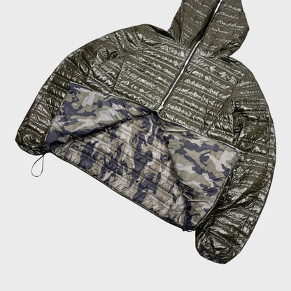 Duvetica Vintage Reversible Shiny Daunen Puffer Jacke [M] - Vision Night 