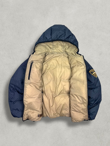 GAS Vintage Reversibel Daunen Puffer Jacke [L]