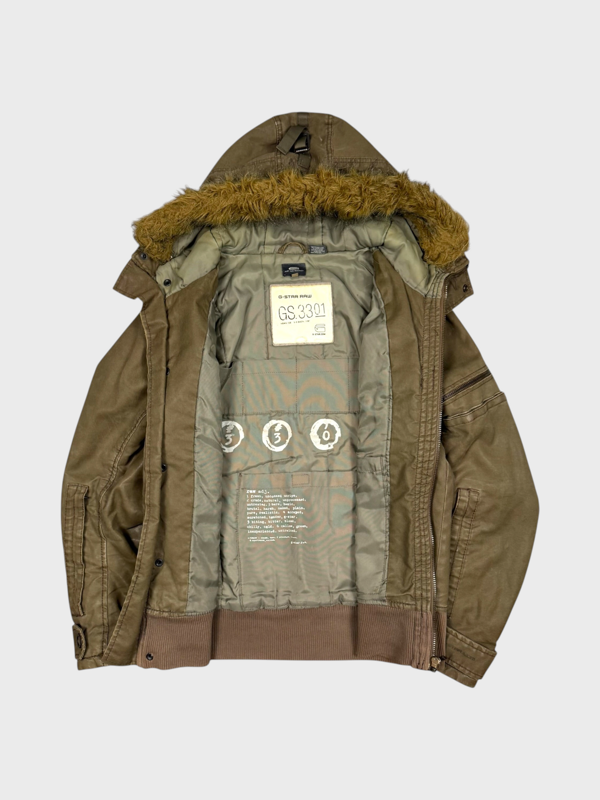 G-Star Vintage Raw Waxed Fur Denim [L] - Vision Night