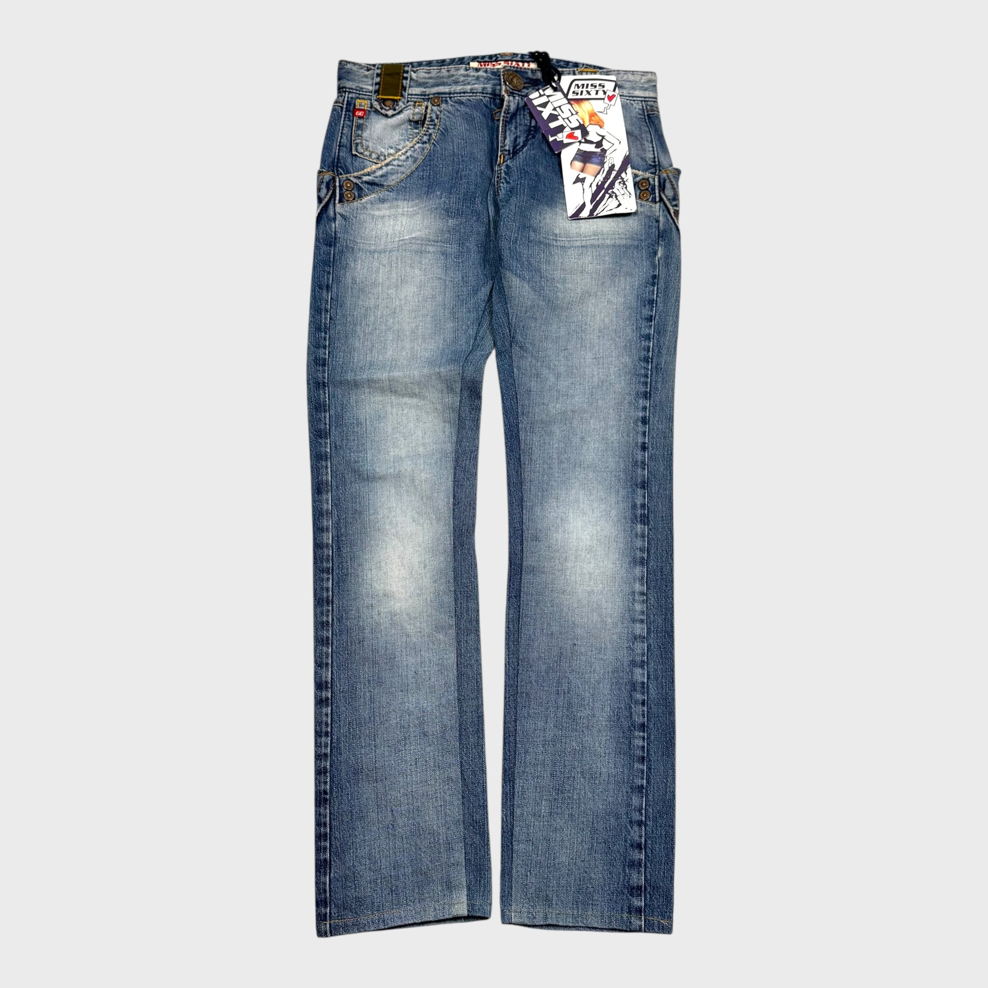 Miss Sixty Vintage low waiste Jeans [Xs] Wmns - Vision Night 