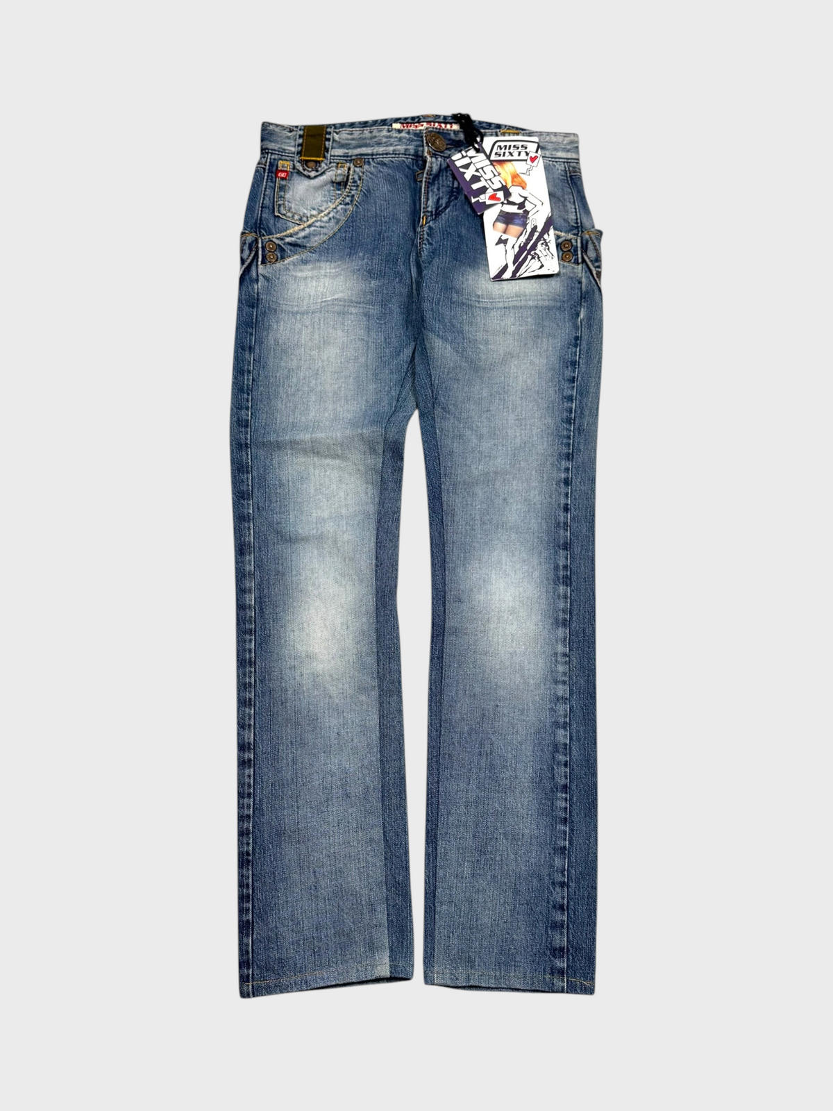 Miss Sixty Vintage low waiste Jeans [Xs] Wmns - Vision Night