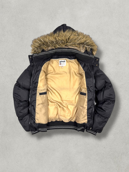 Schott Vintage Explorer Puffer Jacke [S] - Vision Night 
