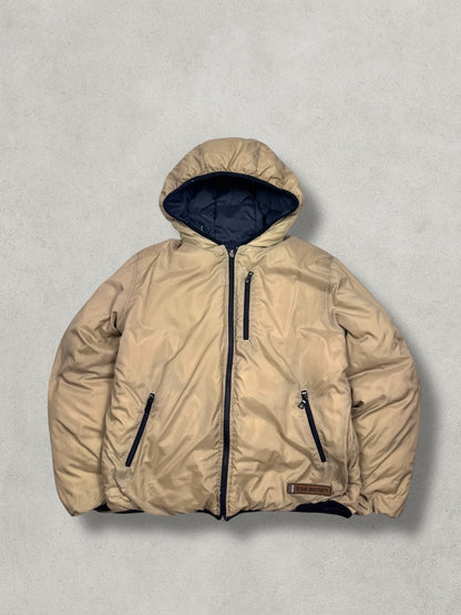 GAS Vintage Reversibel Daunen Puffer Jacke [L]