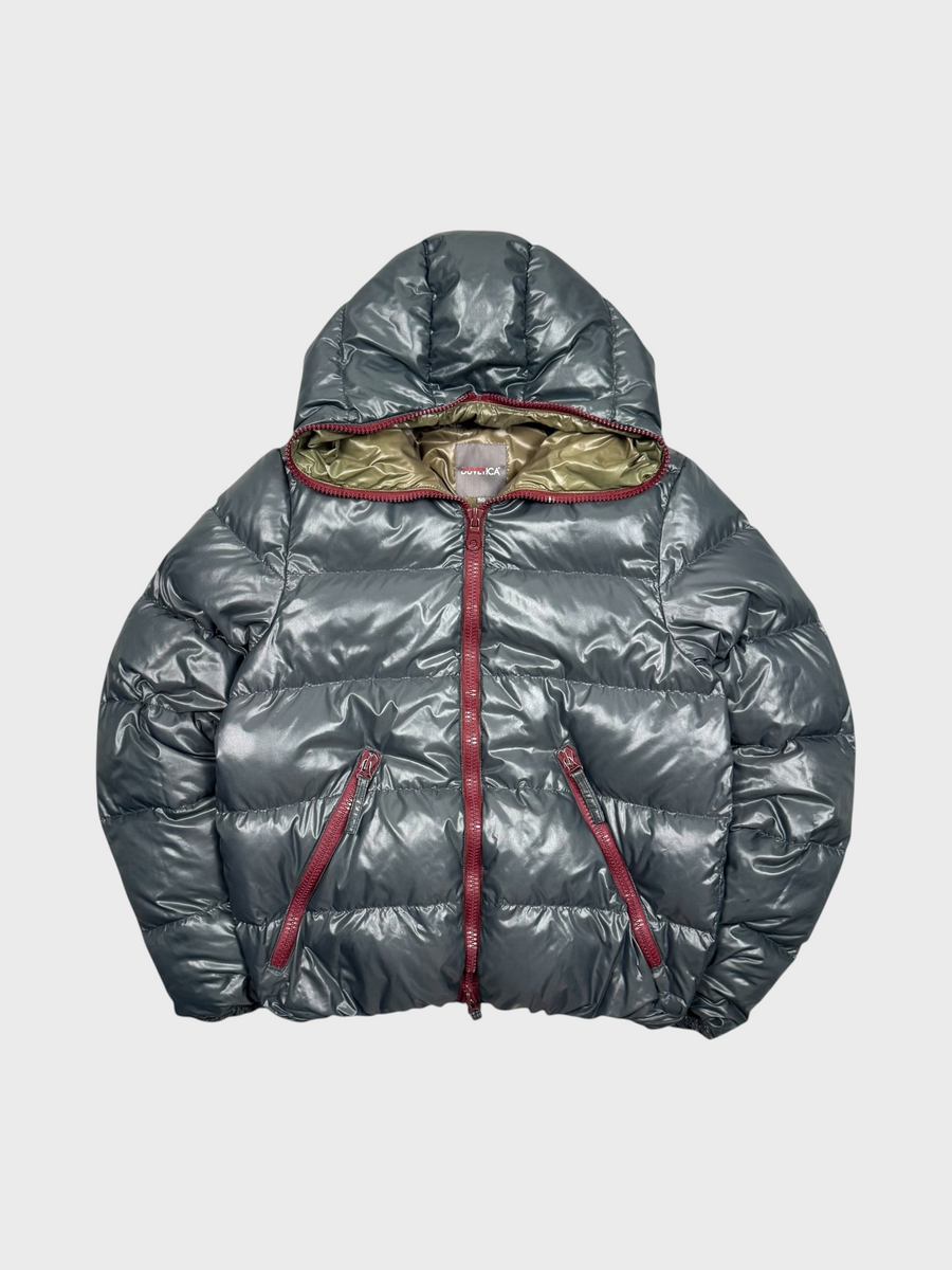 Duvetica Vintage Full Zip Daunen Puffer Jacke [L] - Vision Night