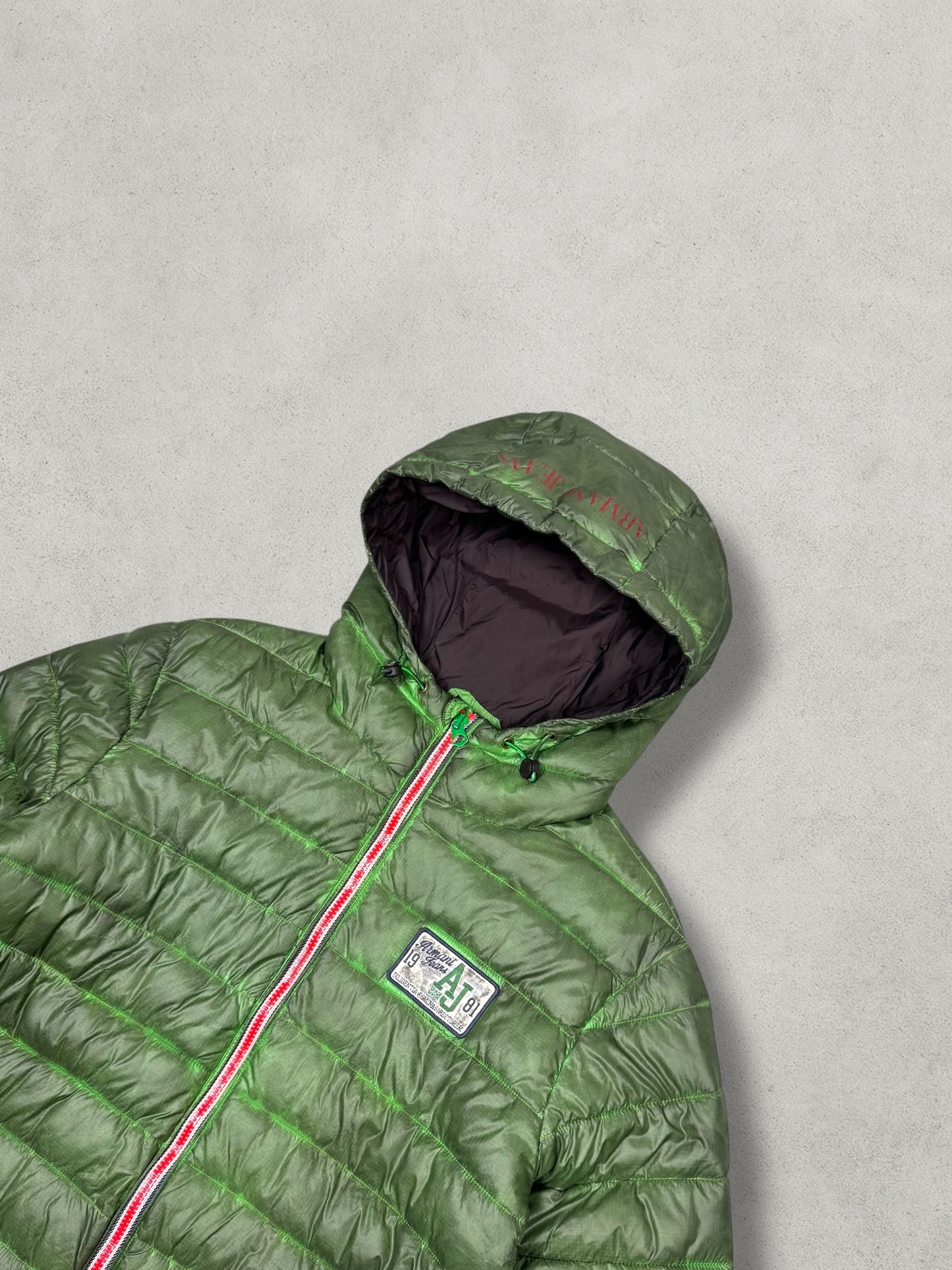 Armani Vintage Thermo Daunen Puffer Jacke [L]