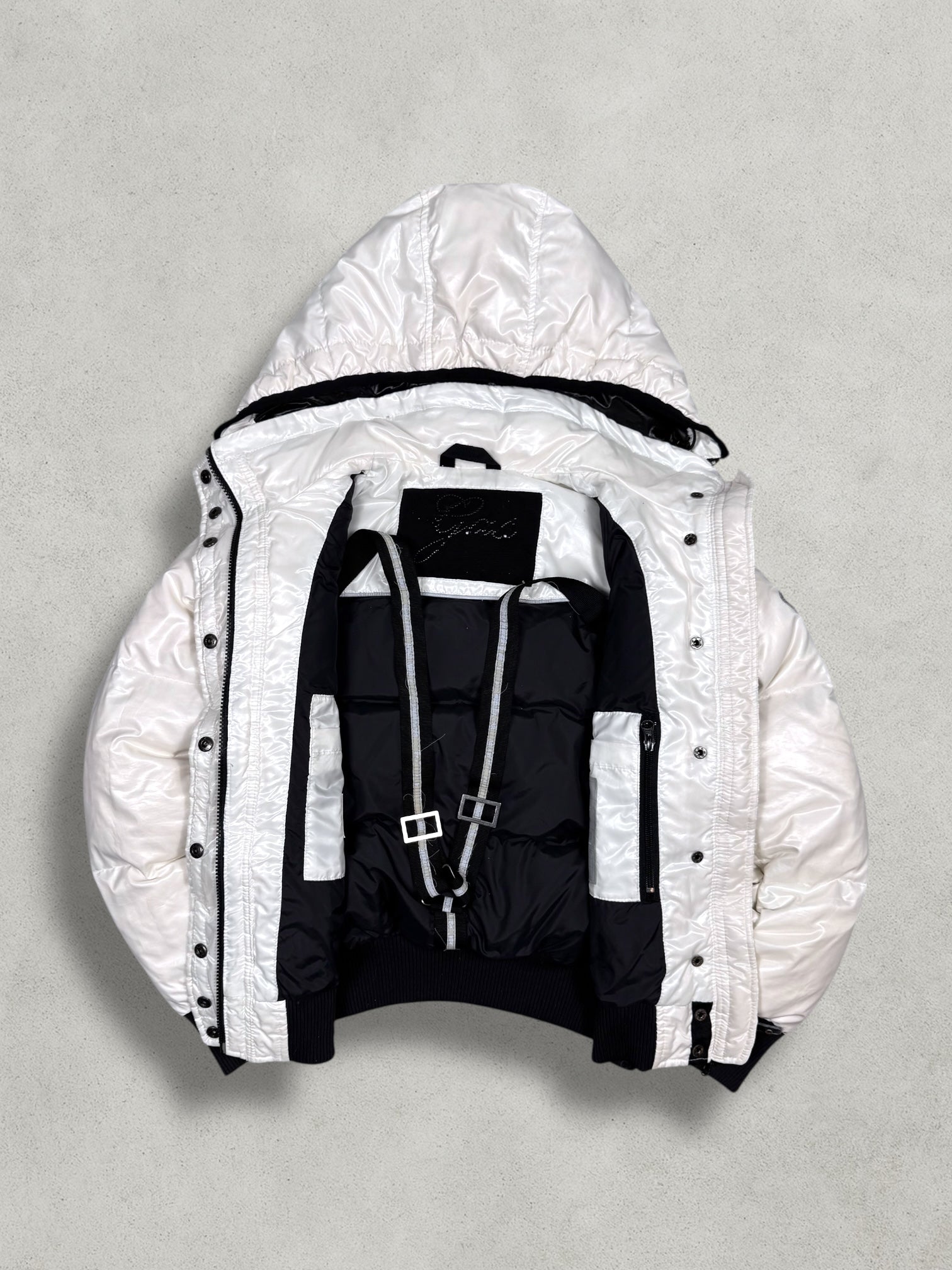 GAS Vintage Shiny Daunen Puffer Jacke [M] Wmns - Vision Night 