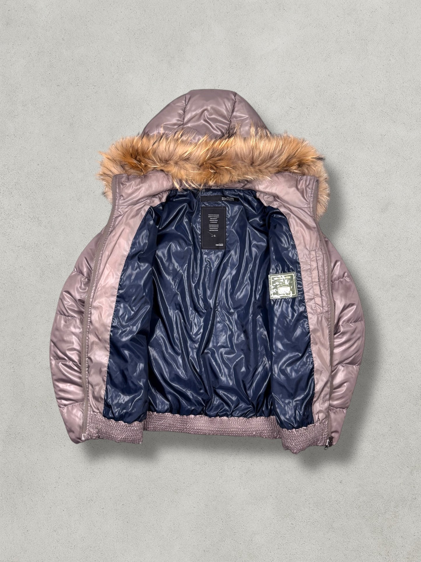 Vintage Y2k Bomboogie Shiny Down Pufferjacke Wmns [M] - Vision Night 