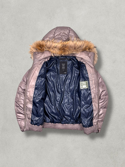 Vintage Y2k Bomboogie Shiny Down Pufferjacke Wmns [M] - Vision Night 