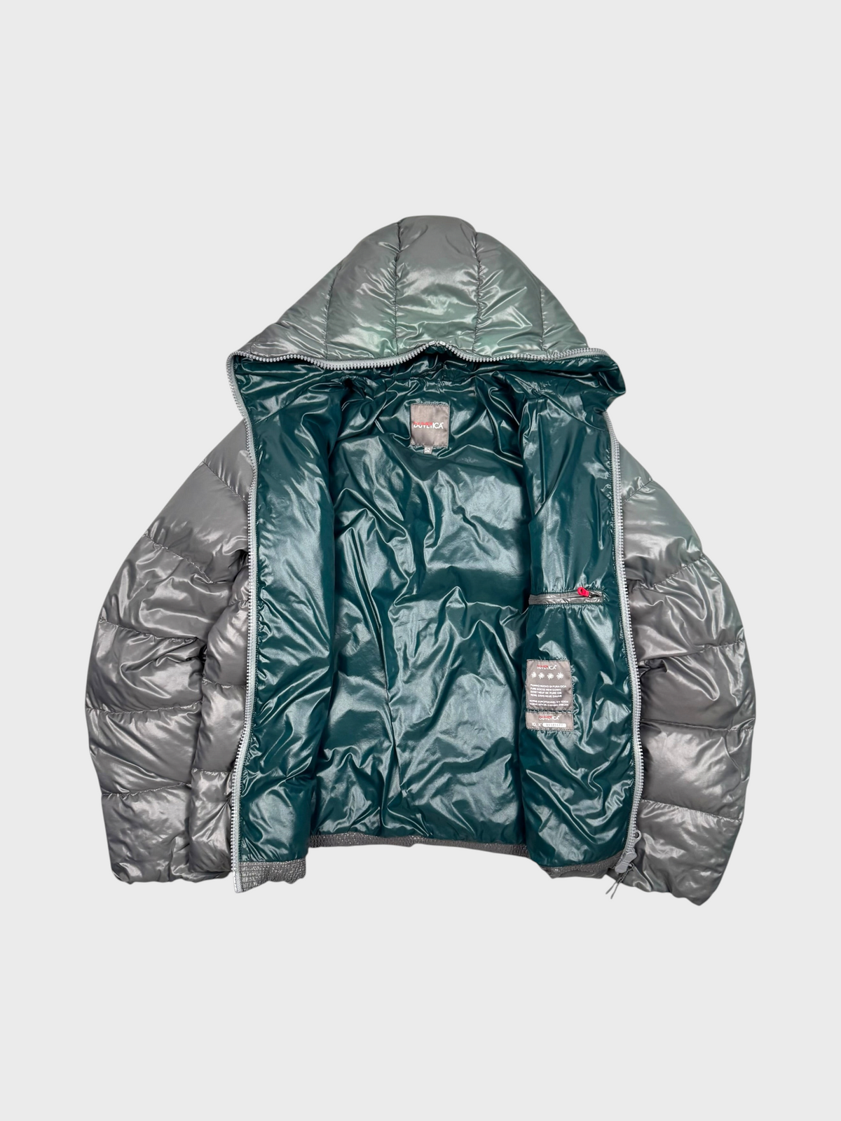 Duvetica Vintage Full Zip Daunen Puffer Jacke [L] - Vision Night