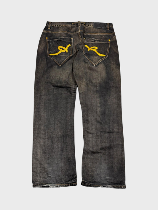 Rocawear Vintage Sunfade Jeans [Xl] - Vision Night