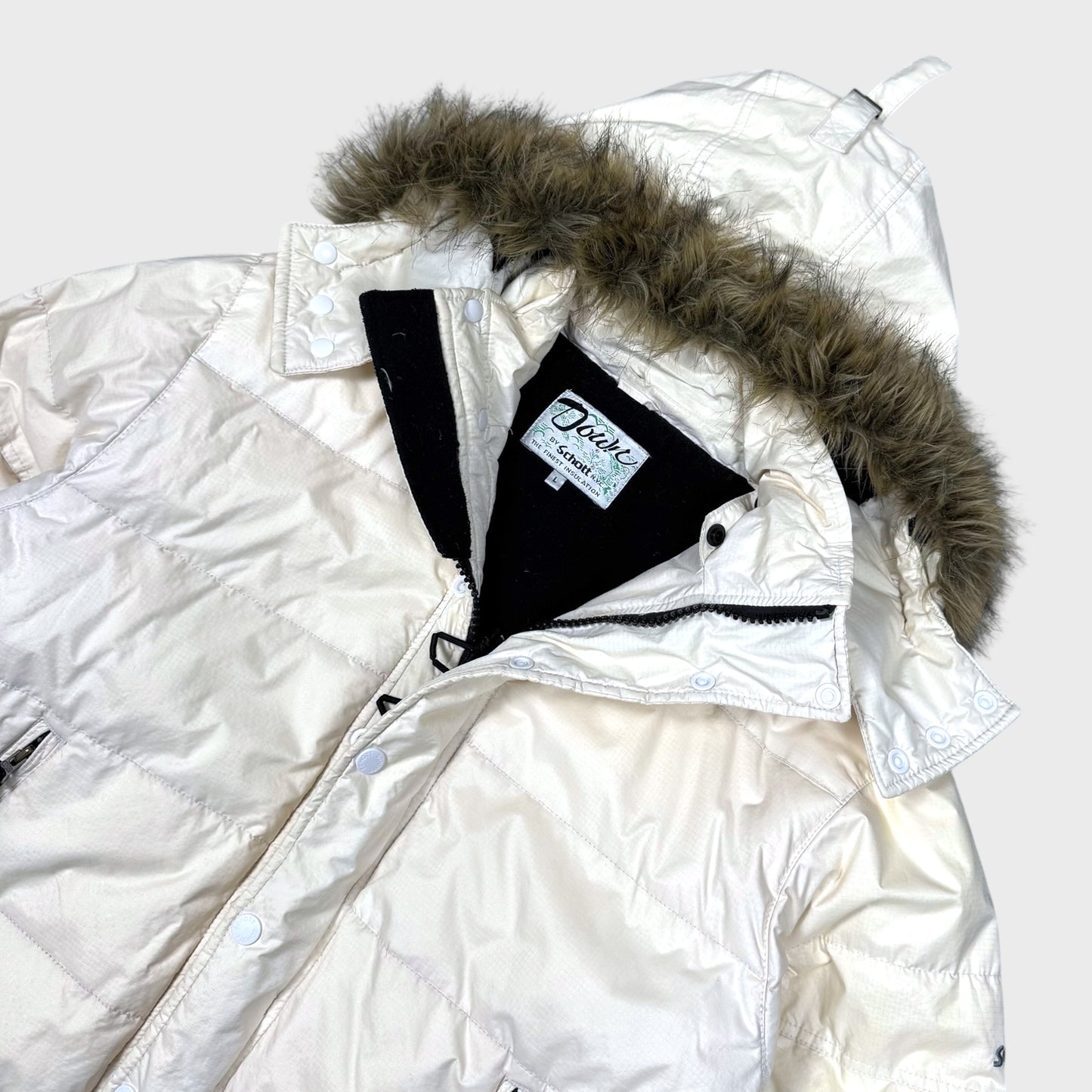 Schott Vintage Explorer Fur Daunen Jacke [L] - Vision Night 