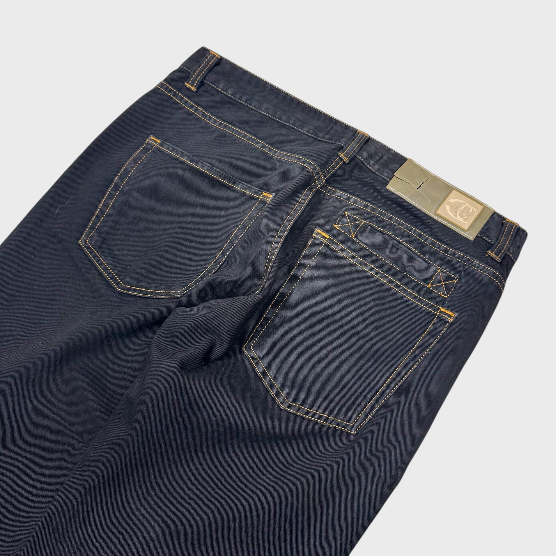 Just Cavalli Vintage Contrasted Stiched Jenas [L] - Vision Night 