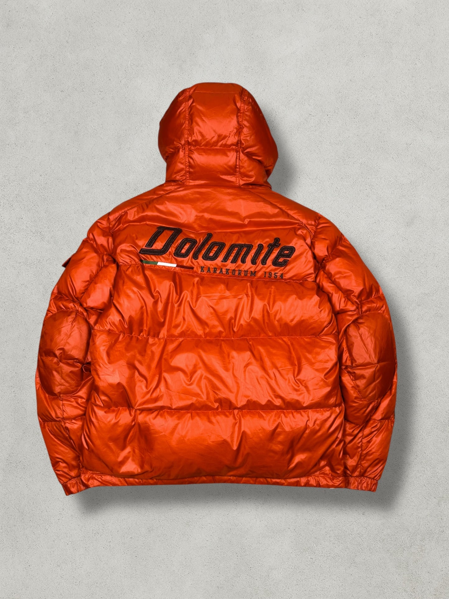 Dolomite Vintage Explorer Backprint Daunen Puffer Jacke